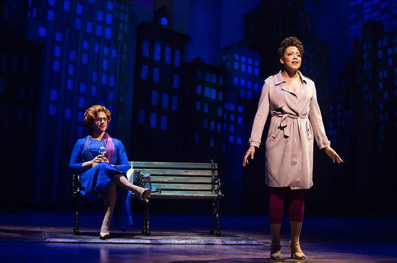 Santino Fontana and Lilli Cooper in <i>Tootsie</i>. Photo by Matthew Murphy.