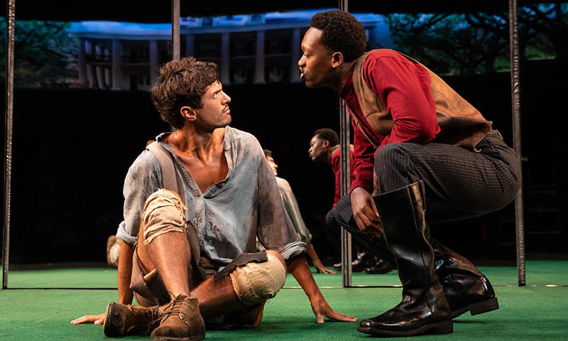 James Cusati-Moyer and Ato Blankson-Wood in <i>Slave Play</i>. Photo by Matthew Murphy.