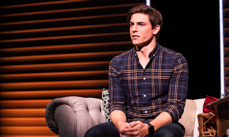 Derek Klena in Jagged Little Pill. Photo by Matthew Murphy.