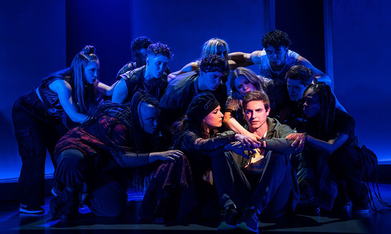Derek Klena and the cast of Jagged Little Pill. Photo by Matthew Murphy.