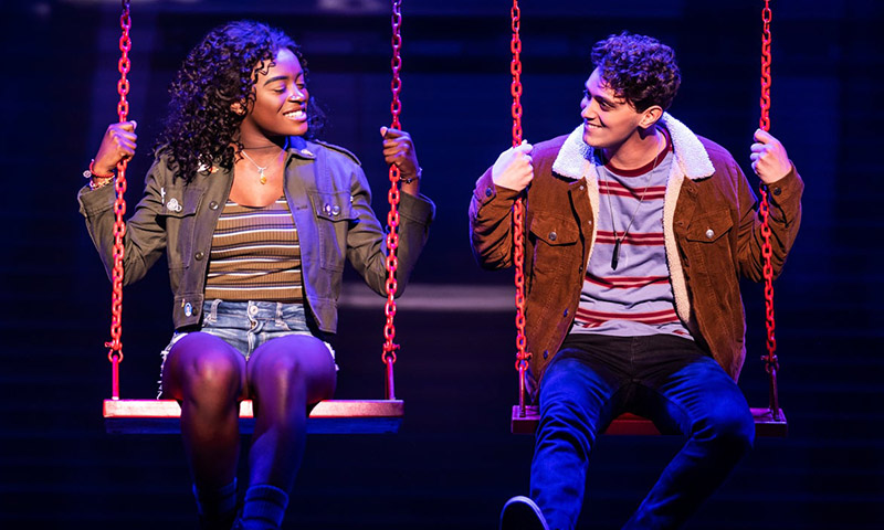 Celia Rose Gooding and Antonio Cipriano in <i>Jagged Little Pill</i>. Photo by Matthew Murphy.