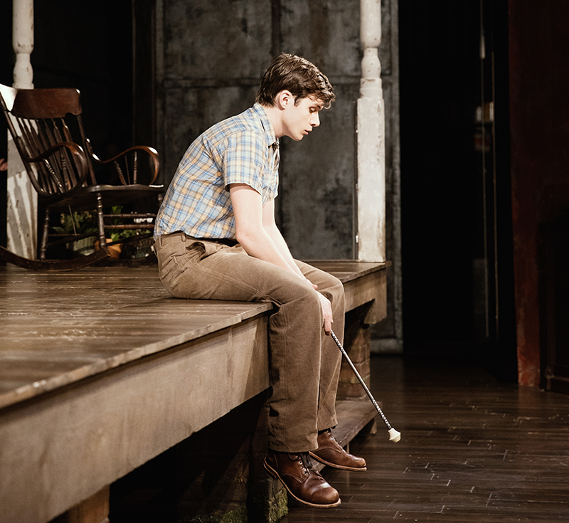 Nick Robinson in <i>To Kill a Mockingbird</i>. Photo by Julieta Cervantes.