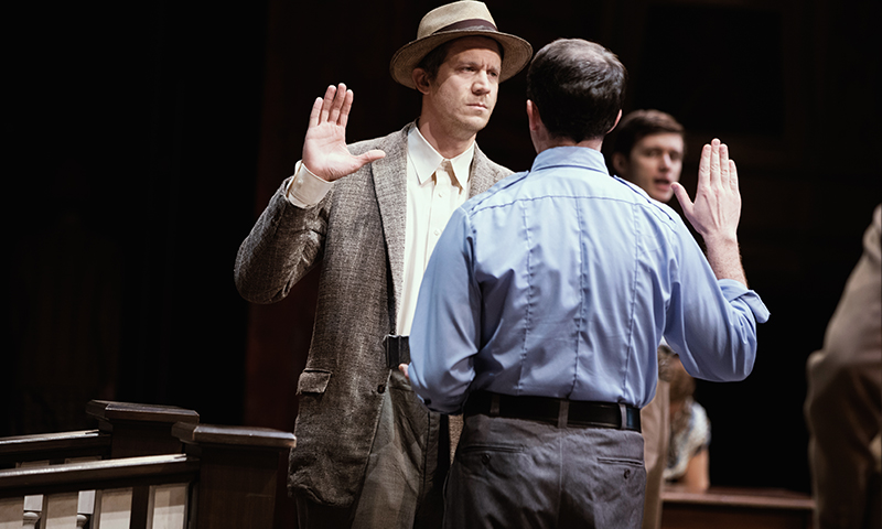 Russell Harvard in <i>To Kill a Mockingbird</i>. Photo by Julieta Cervantes.