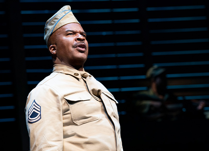 David Alan Grier in <i>A Soldier's Play</i>. Photo by Joan Marcus.
