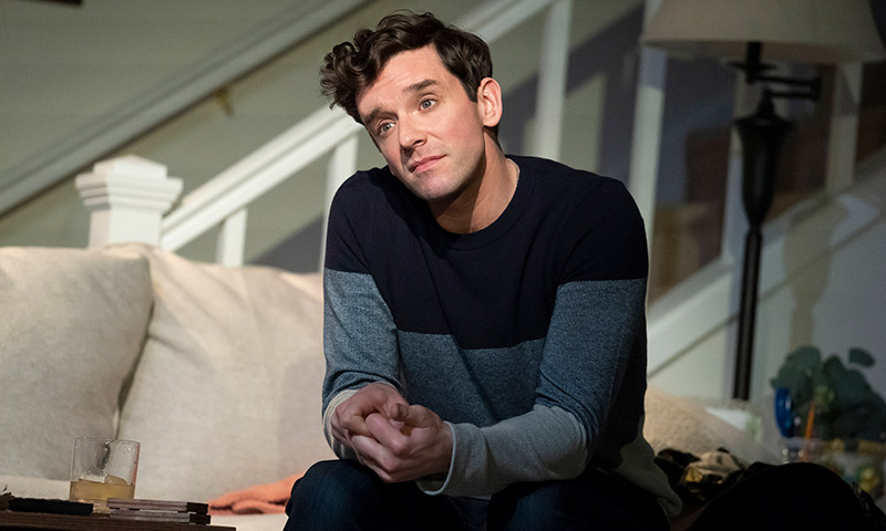 Michael Urie in <i>Grand Horizons</i>. Photo by Joan Marcus.