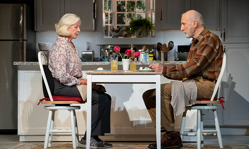 Jane Alexander and James Cromwell in <i>Grand Horizons</i>. Photo by Joan Marcus.