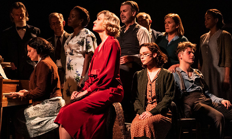 The cast of <i>The Girl From the North Country</i>. Photo by Matthew Murphy.