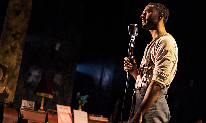 Austin Scott in <i>Girl From the North Country</i>. Photo by Matthew Murphy.