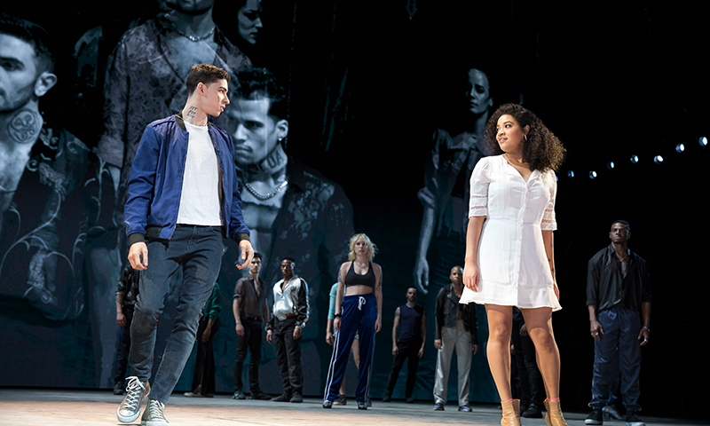 Isaac Powell and Shereen Pimentel in <i>West Side Story</i>. Photo by Julieta Cervantes.