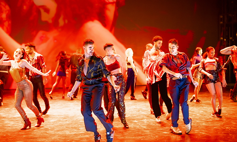 The cast of <i>West Side Story</i>. Photo by Jan Versweyveld.