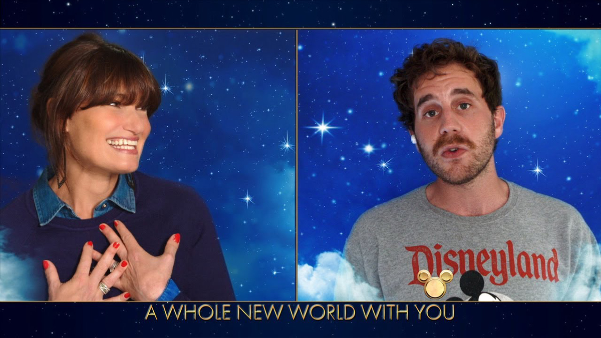 Watch Now: Idina Menzel and Ben Platt Perform “A Whole New World”