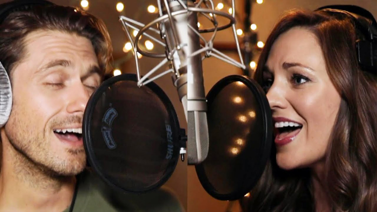 Watch Now: Laura Osnes and Aaron Tveit Sing “Winter Wonderland”