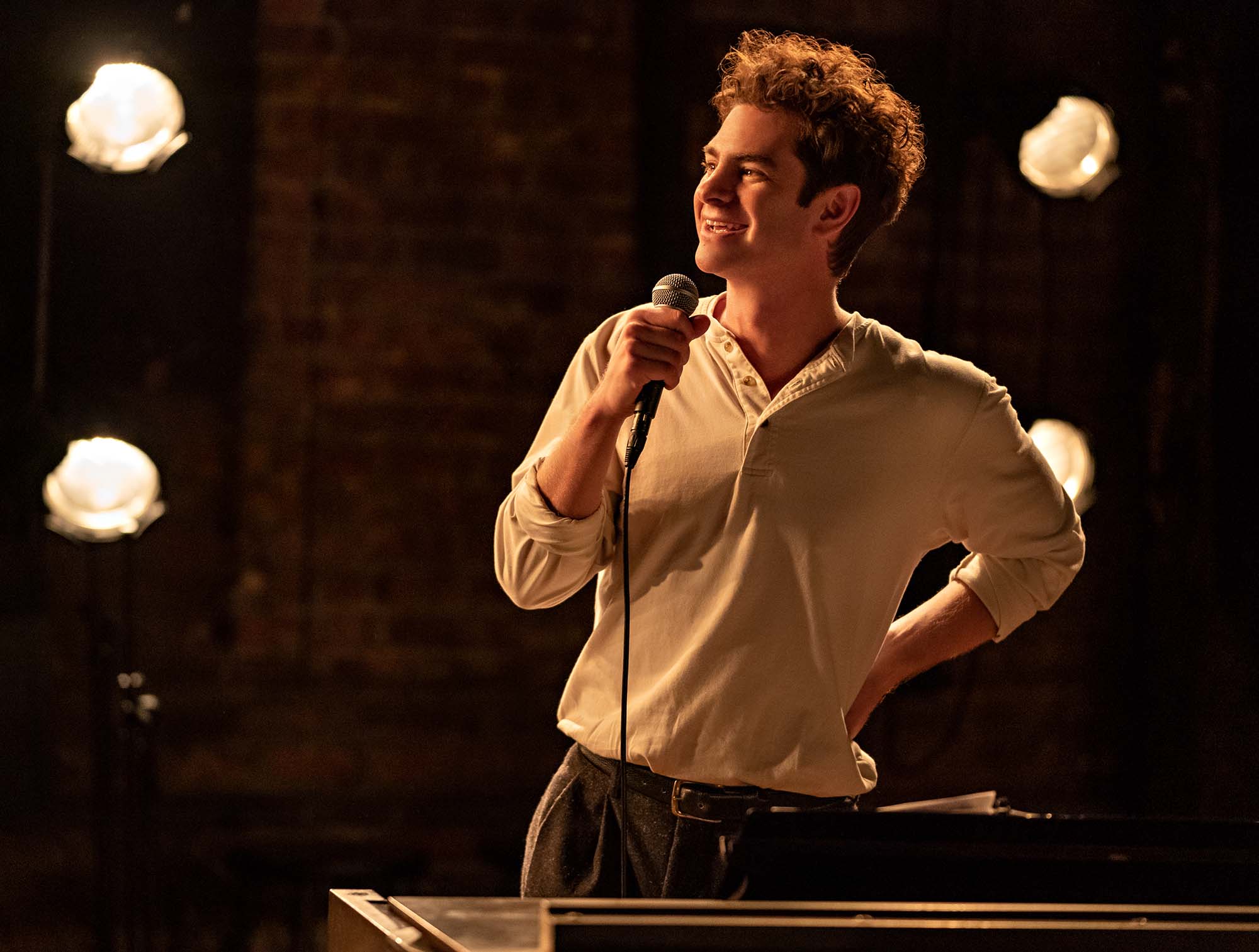 Andrew Garfield in tick tick BOOM!