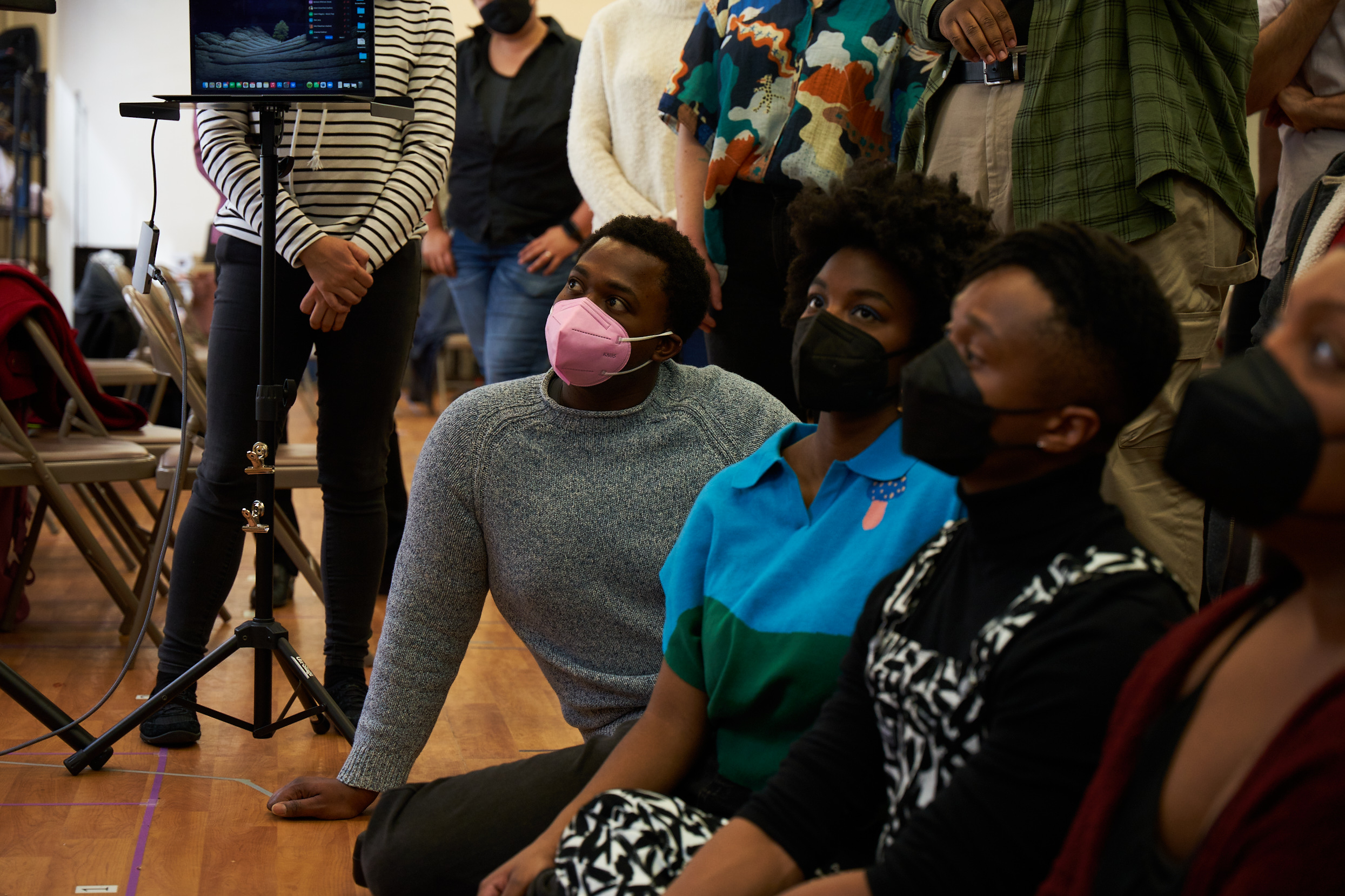 Edwin Bates, Mars Rucker, and John-Michael Lyles. Photo by Daniel J Vasquez.