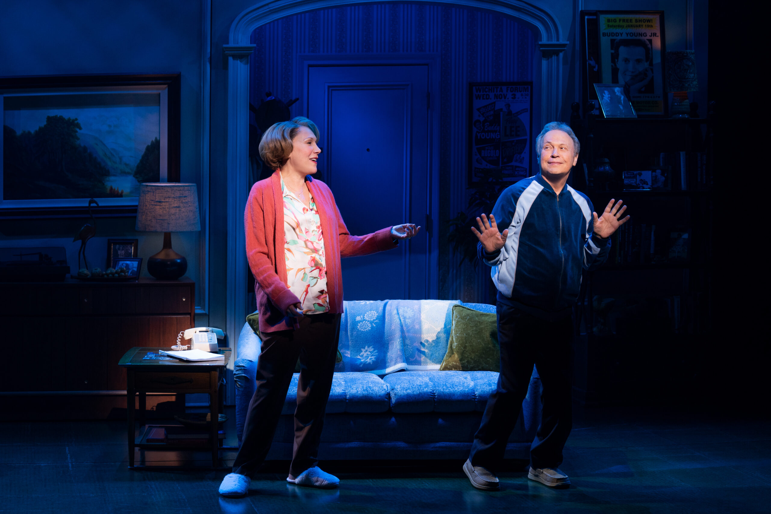 Randy Graff and Billy Crystal in Mr. Saturday Night. Photo by Matthew Murphy.