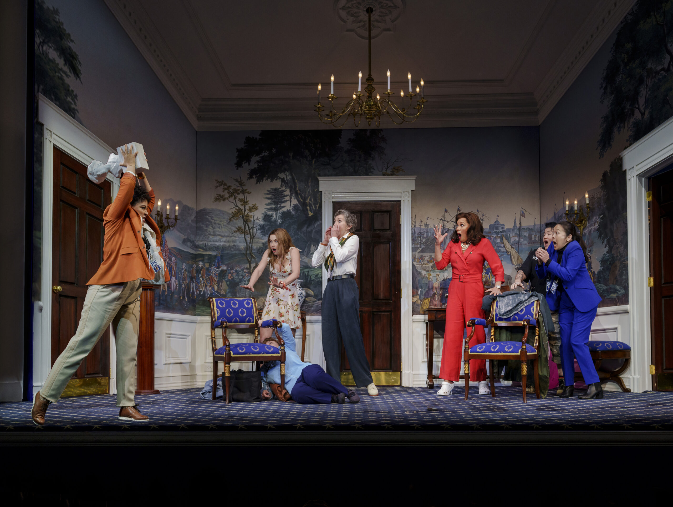 The Cast of POTUS. Photo by Paul Kolnik.
