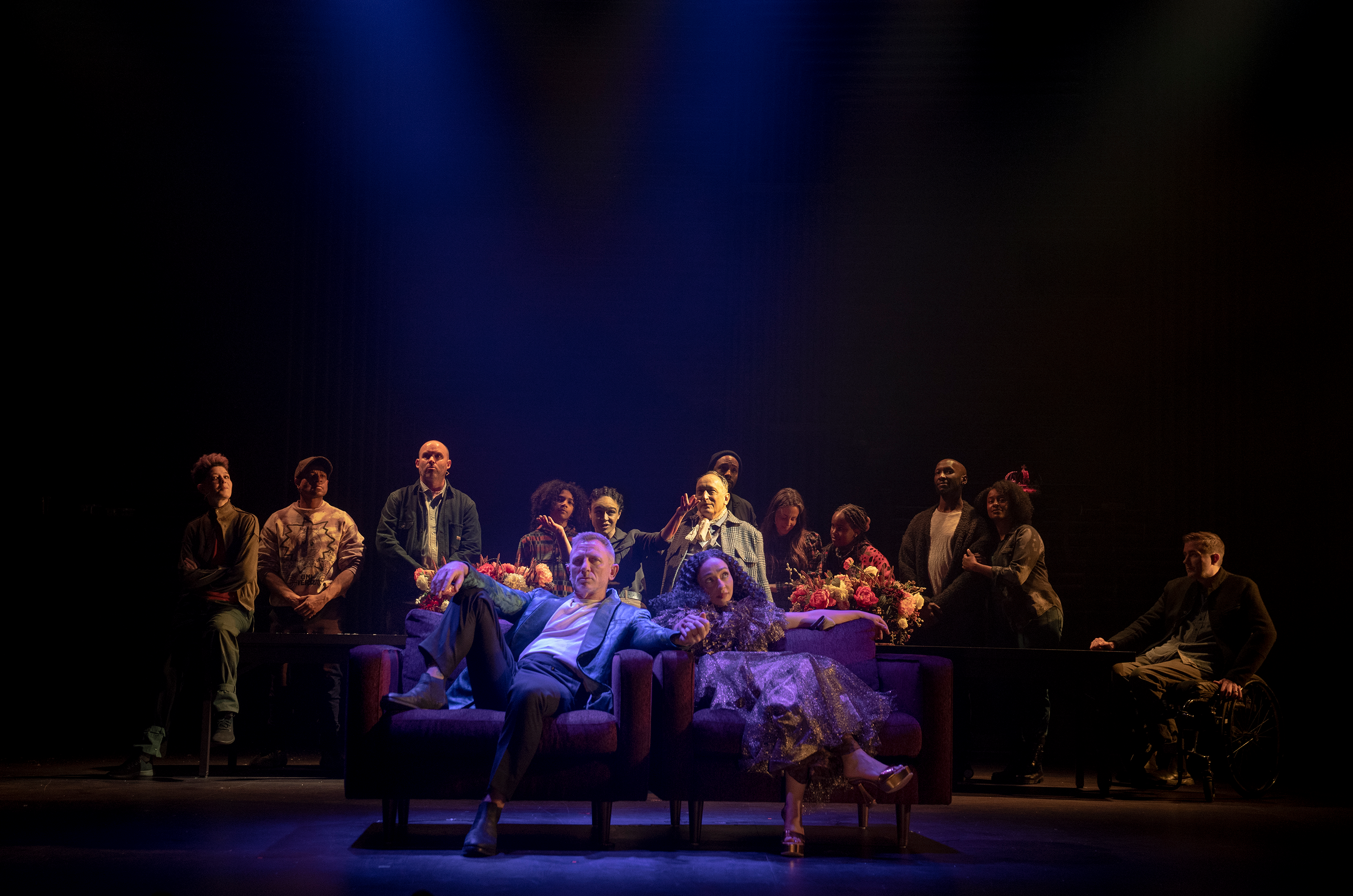 The Cast of Macbeth. Photo by Joan Marcus.