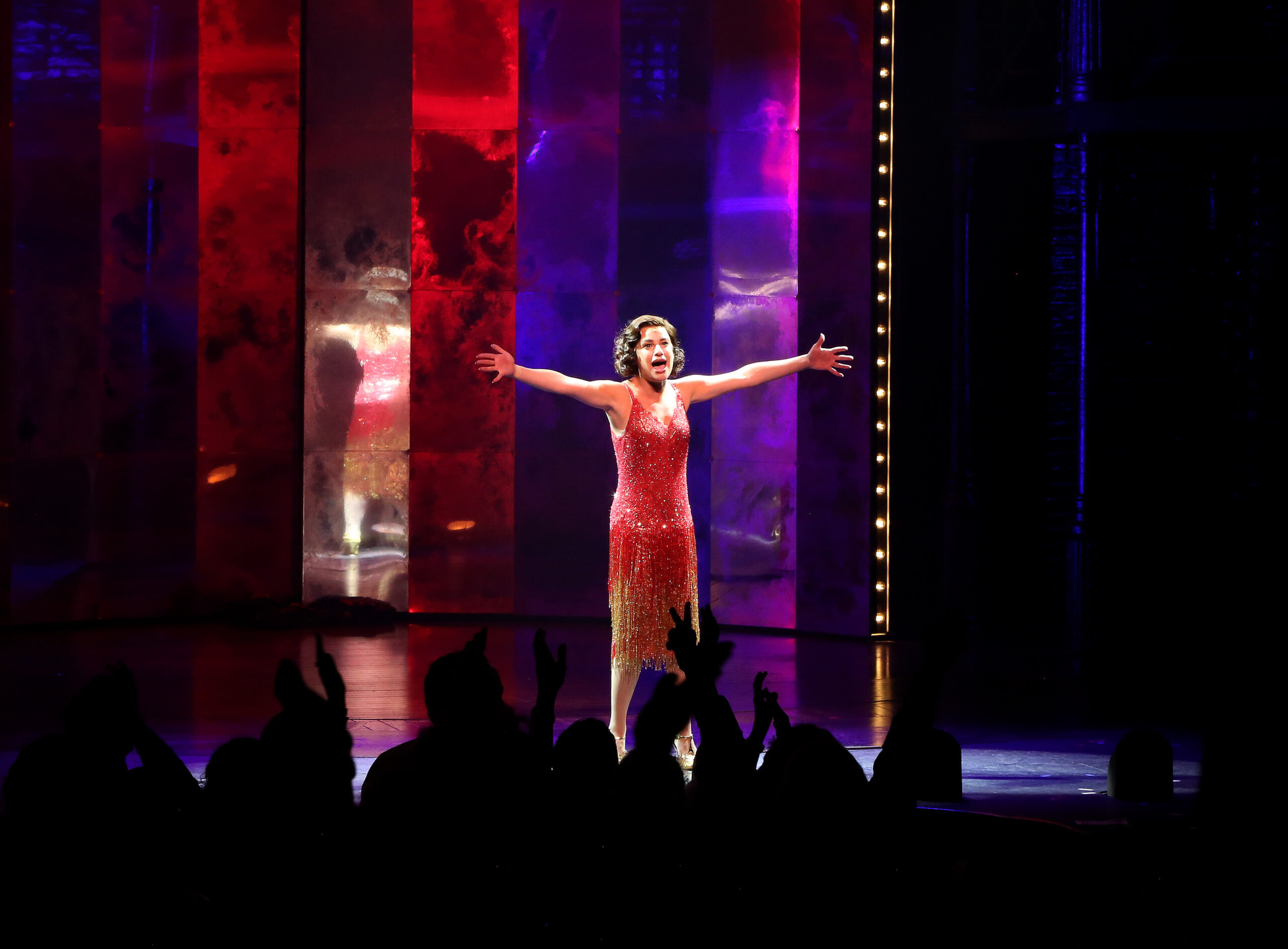Lea Michele in Funny Girl. Photo by Bruce Glikas.