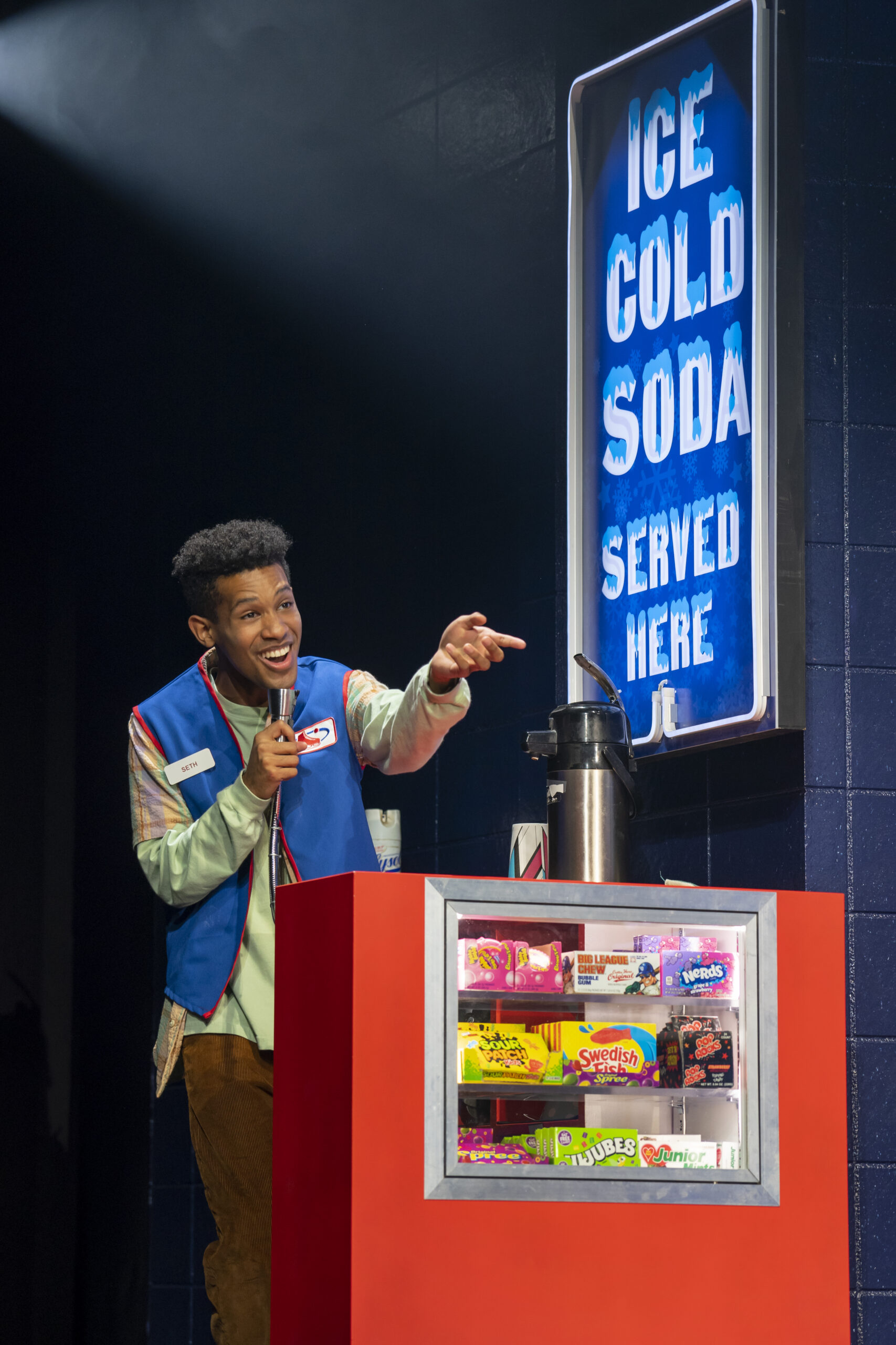 Justin Cooley in Kimberly Akimbo. Photo by Joan Marcus.