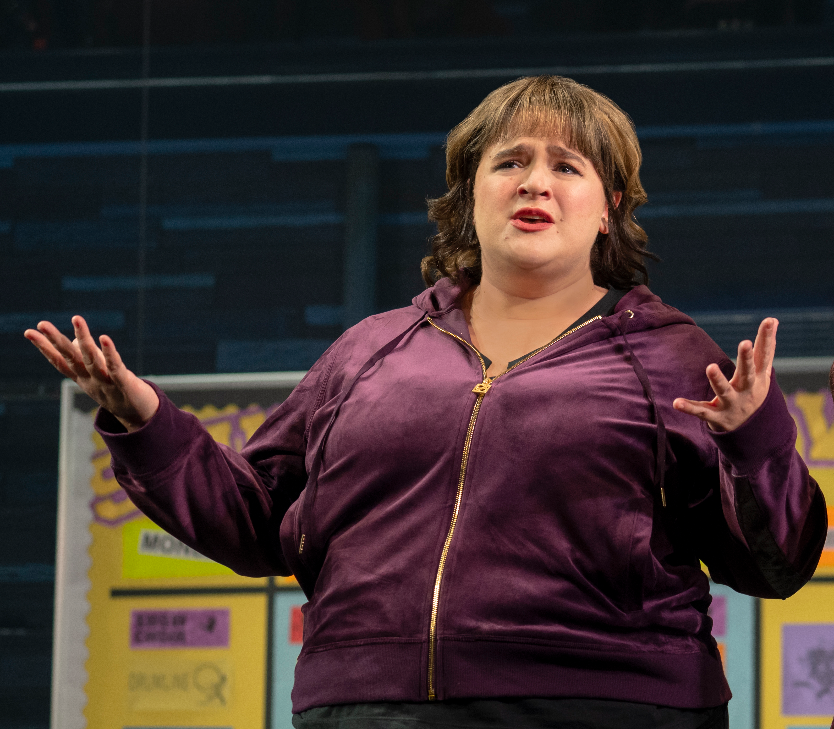 Bonnie Milligan in Kimberly Akimbo. Photo by Joan Marcus.
