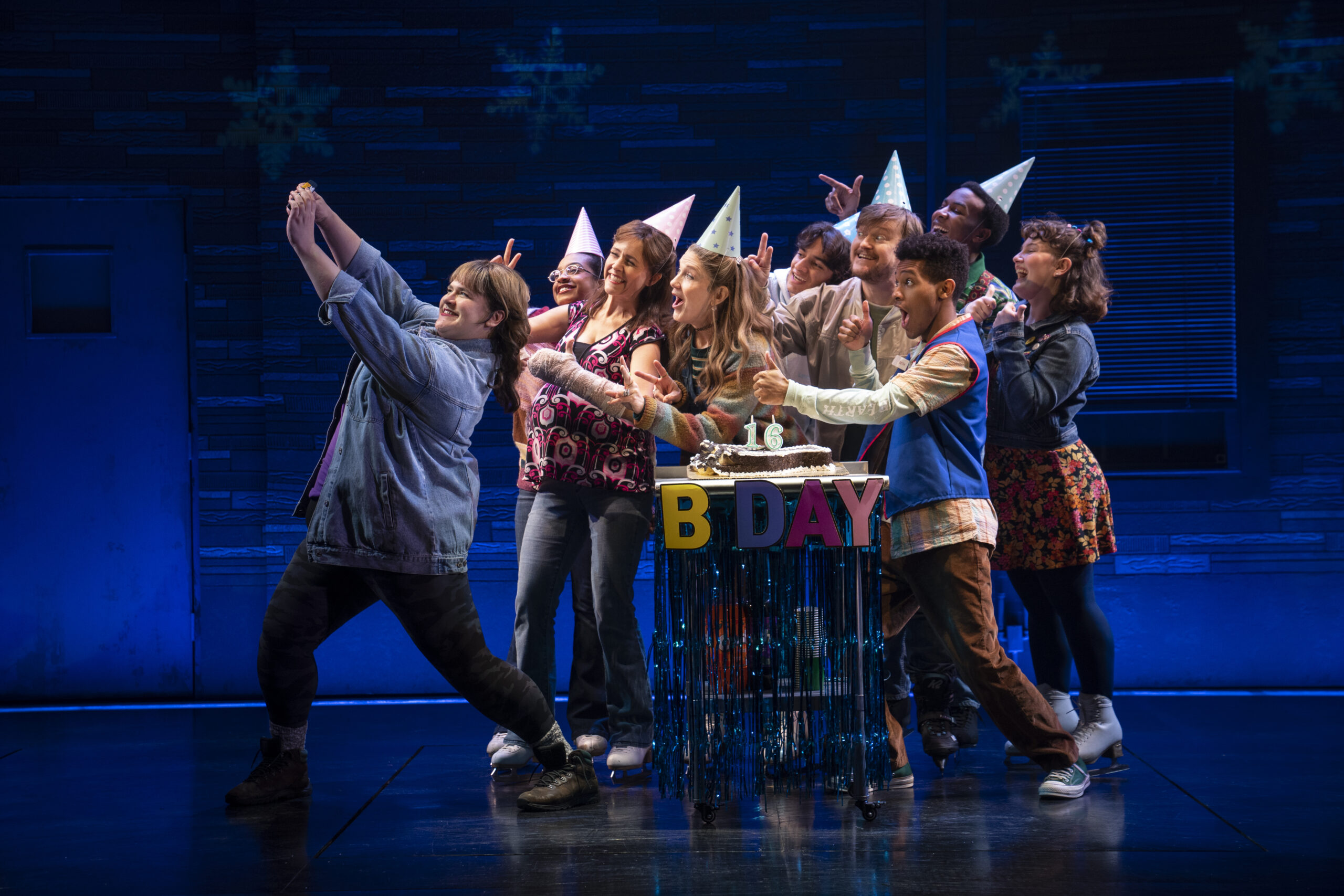 The cast of Kimberly Akimbo. Photo by Joan Marcus.