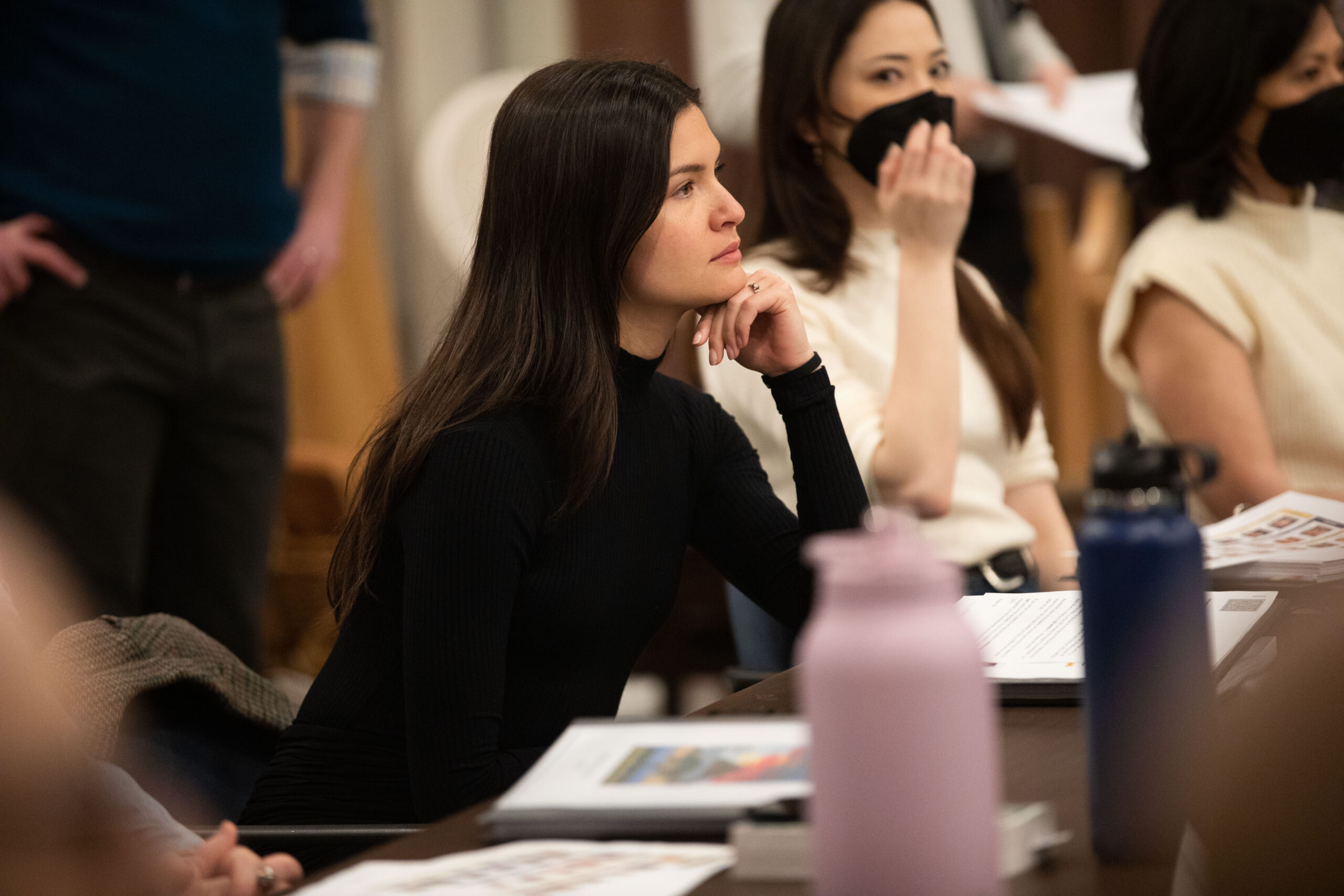 Phillipa Soo at the first rehearsal of Camelot. Photo by Daniel Weiss.