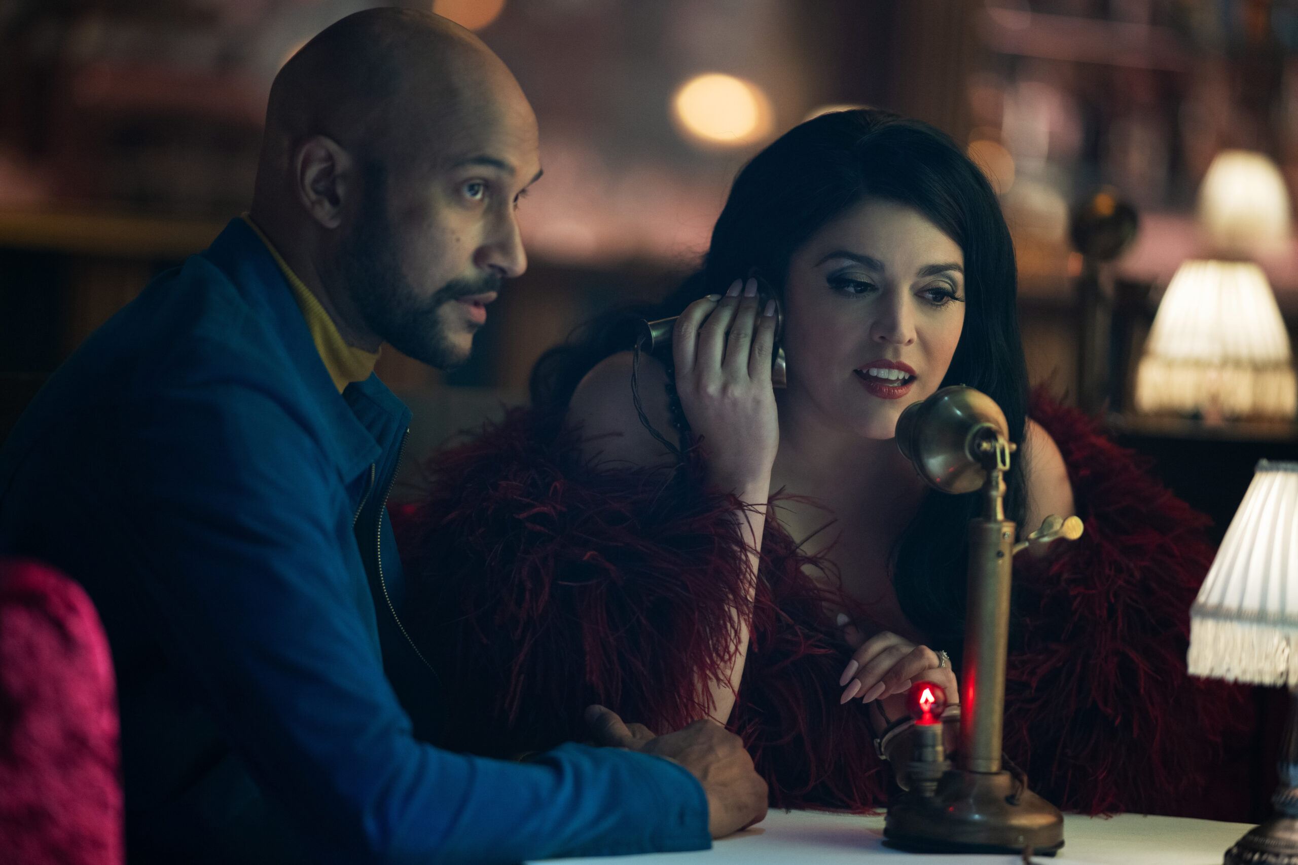 Keegan Michael-Key and Cecily Strong in season two of Schmigadoon!