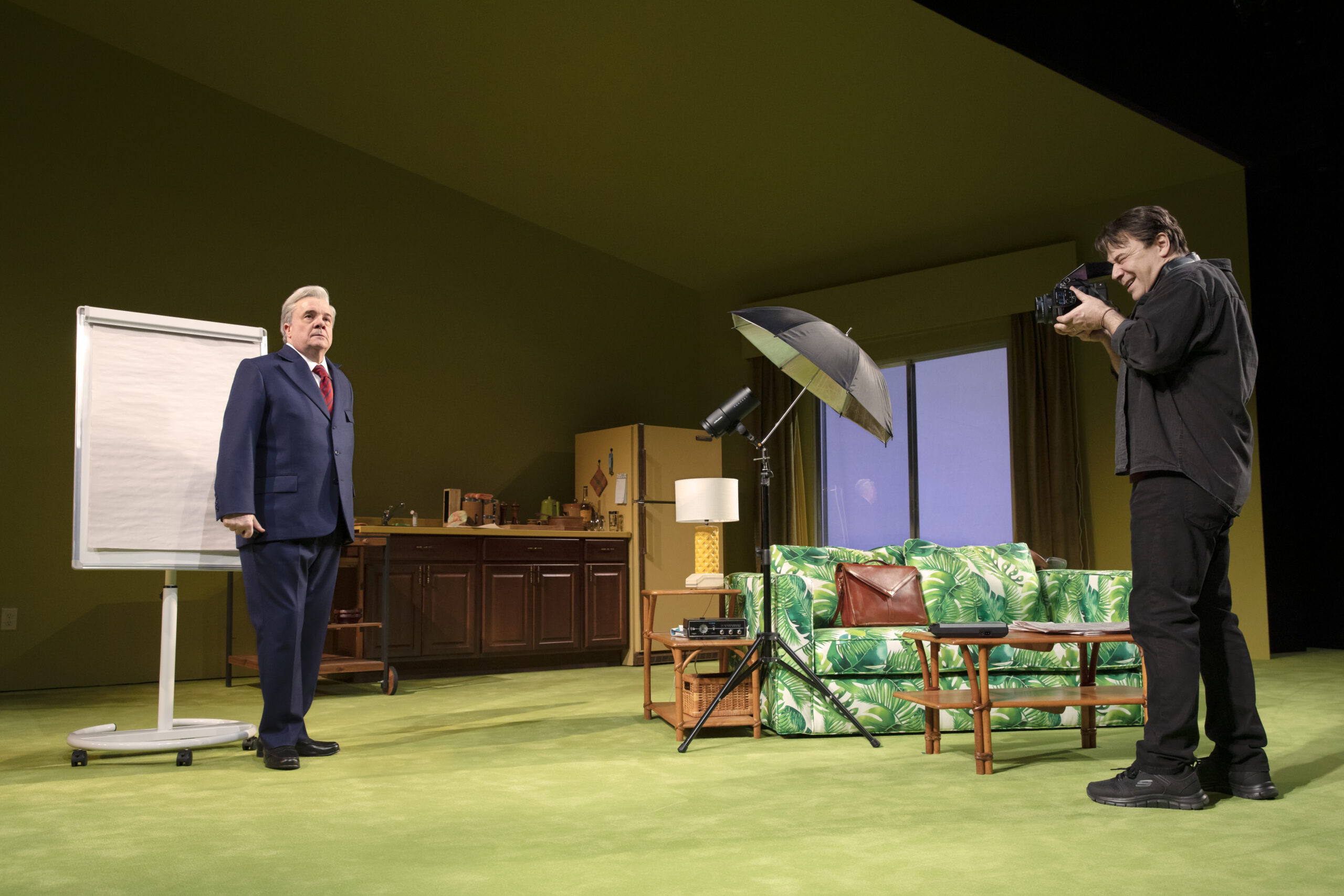 Nathan Lane and Danny Burstein in Pictures From Home. Photo by Julieta Cervantes.