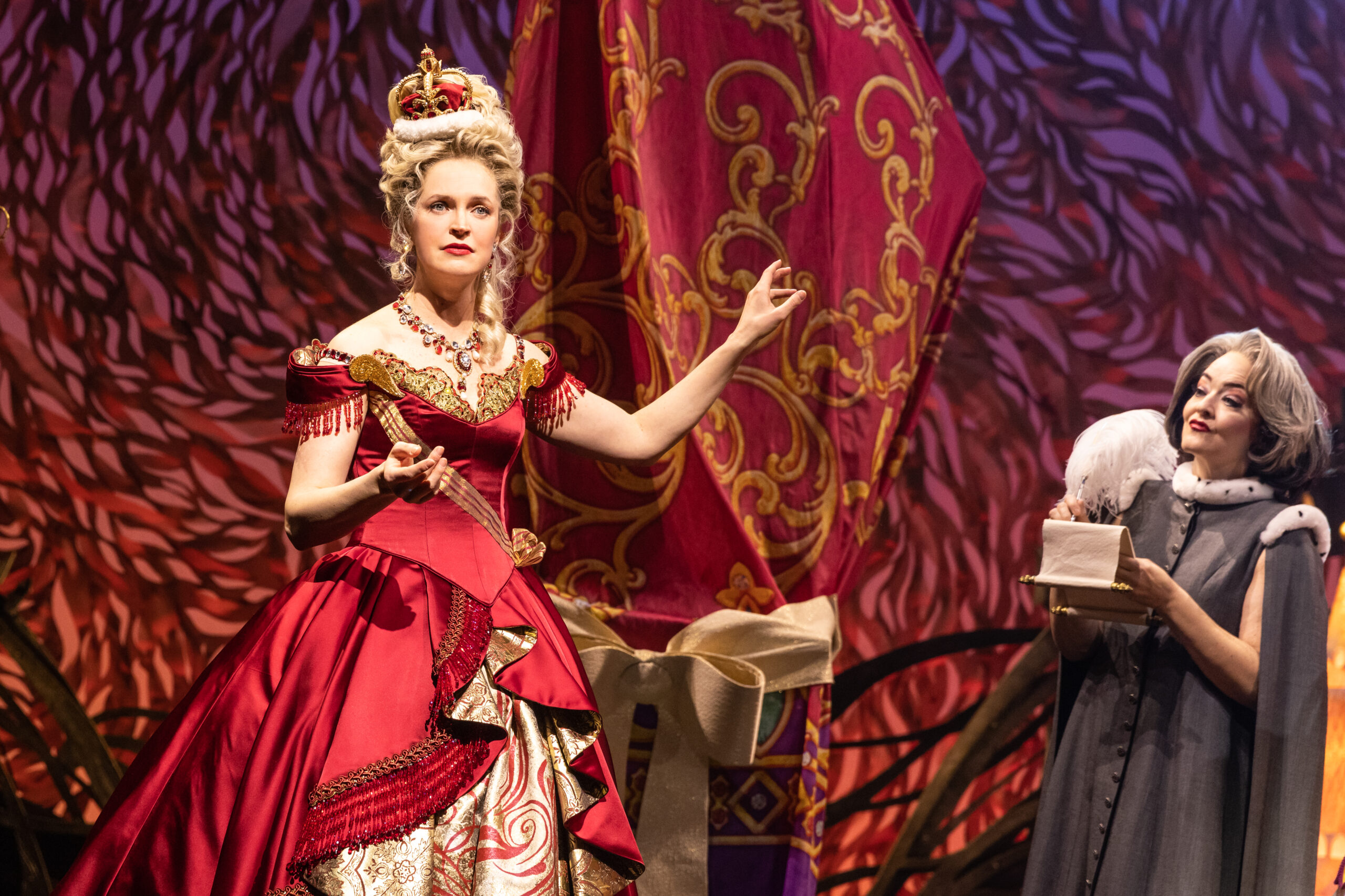 Grace McLean in Bad Cinderella. Photo by Matthew Murphy and Evan Zimmerman.