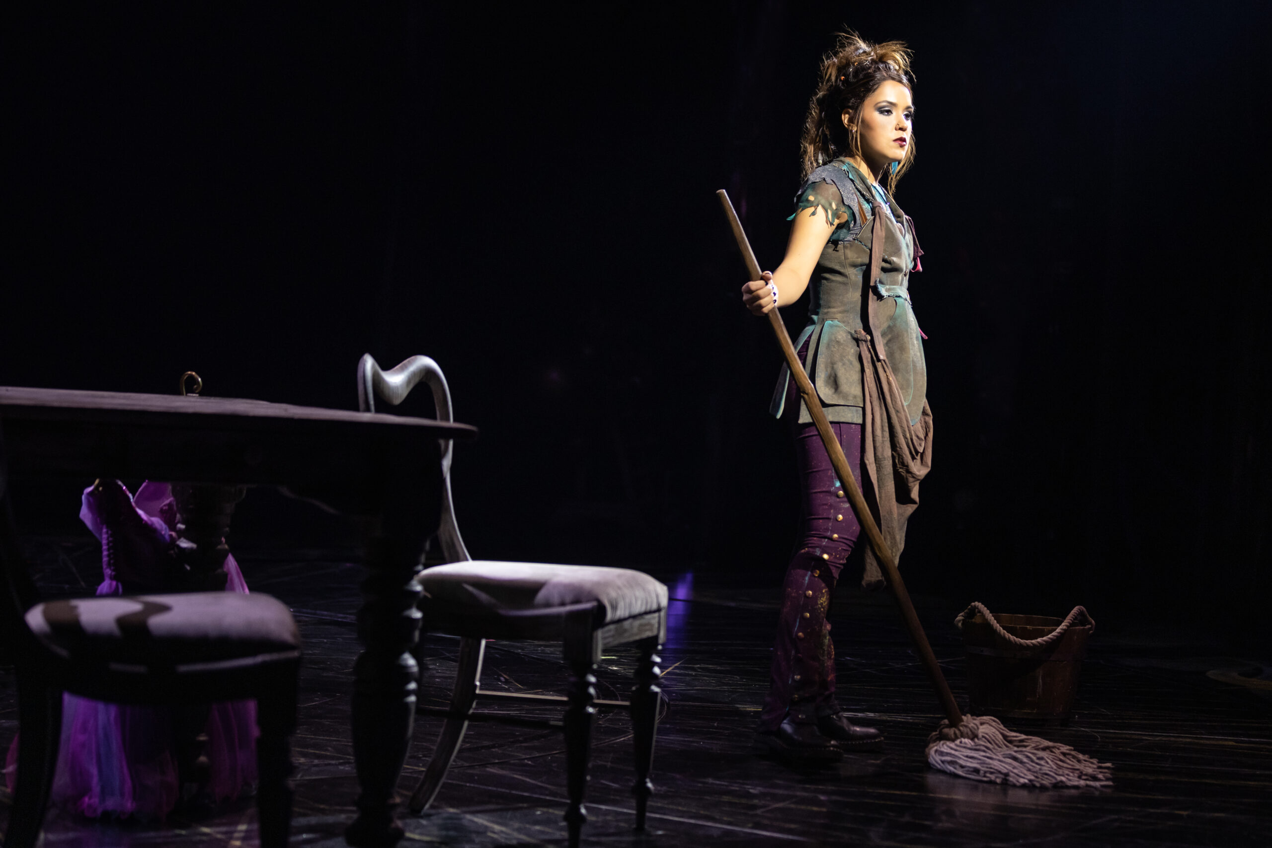 Linedy Genao in Bad Cinderella. Photo by Matthew Murphy and Evan Zimmerman.