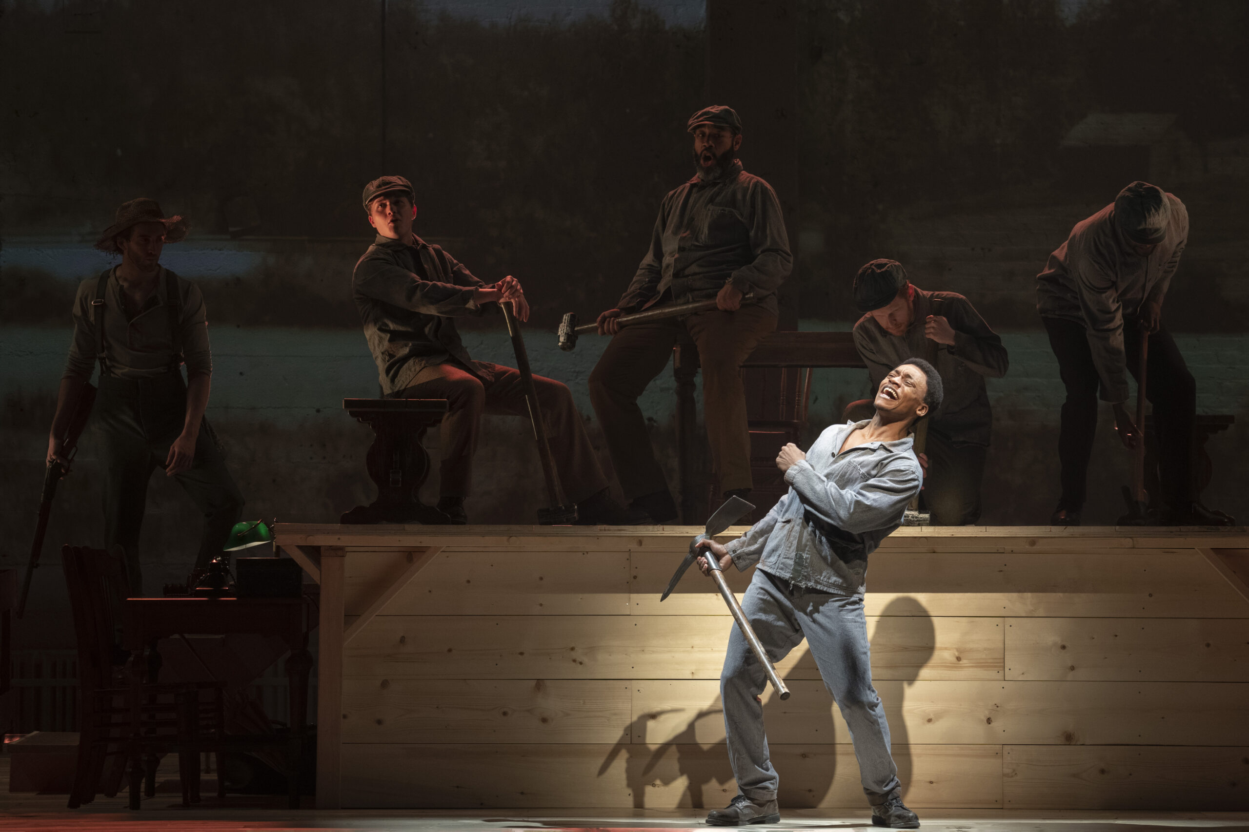 Alex Joseph Grayson in Parade. Photo by Joan Marcus.
