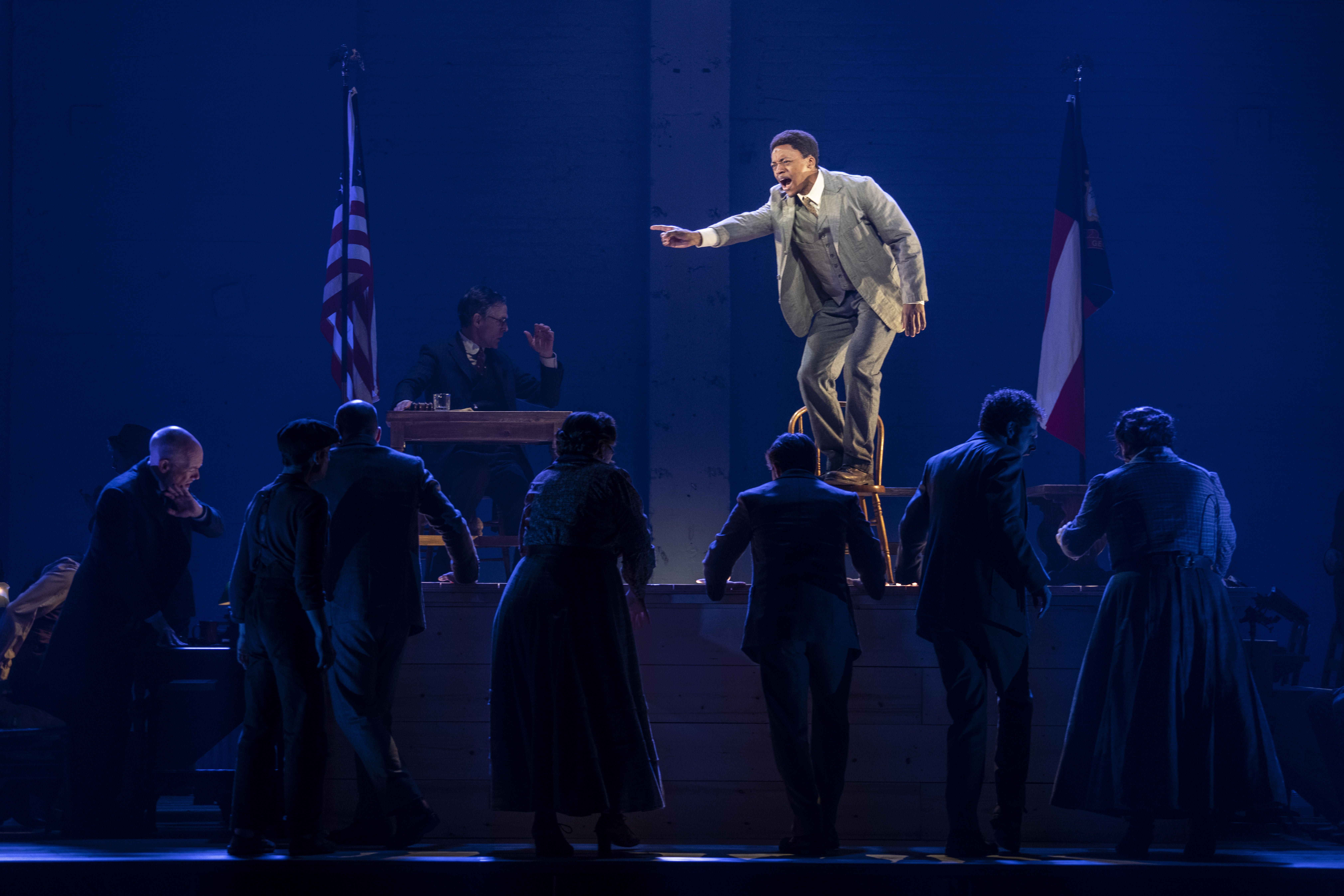 Alex Joseph Grayson in Parade. Photo by Joan Marcus.
