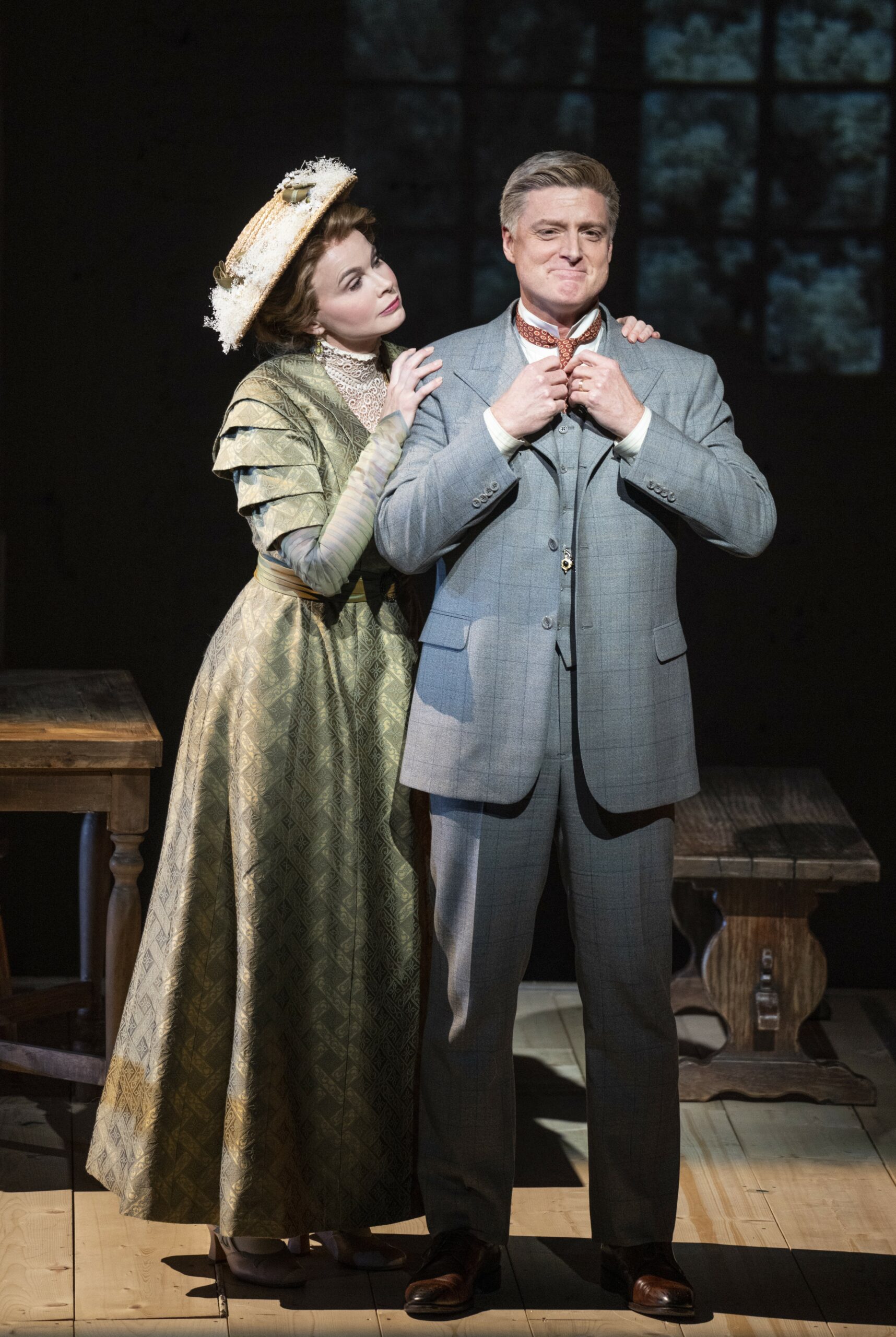 Stacie Bono and Sean Allan Krill in Parade. Photo by Joan Marcus.