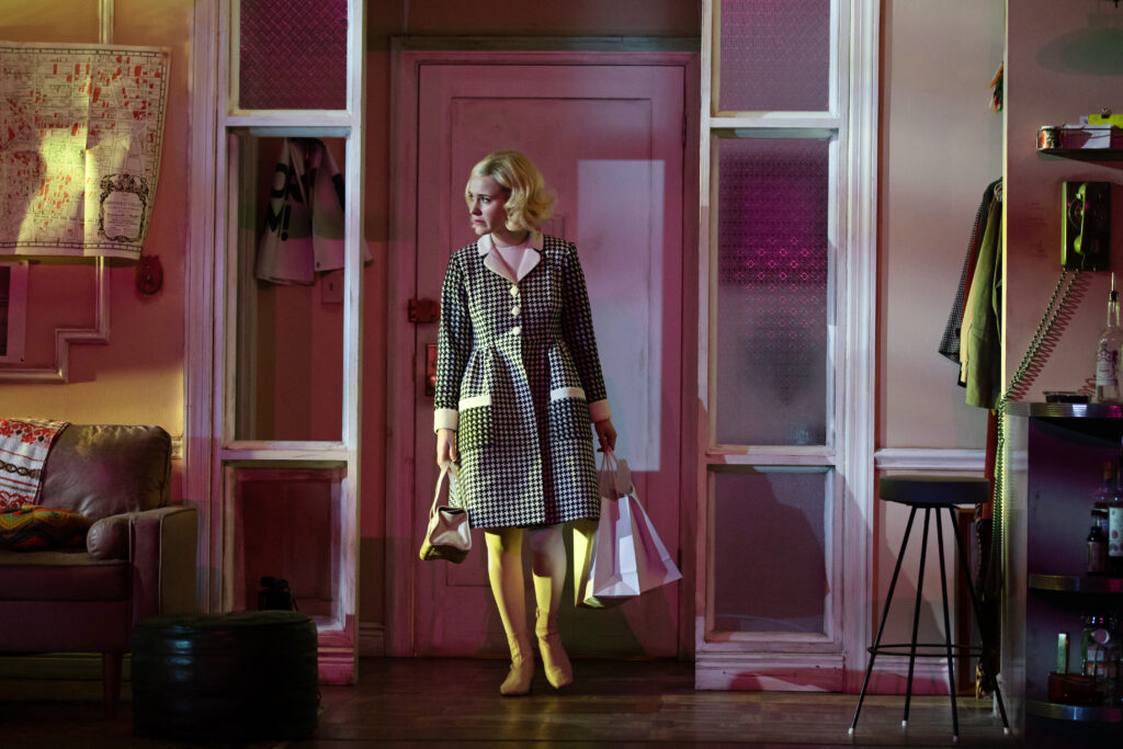 Rachel Brosnahan in The Sign in Sidney Brustein's Window. Photo by Julieta Cervantes.