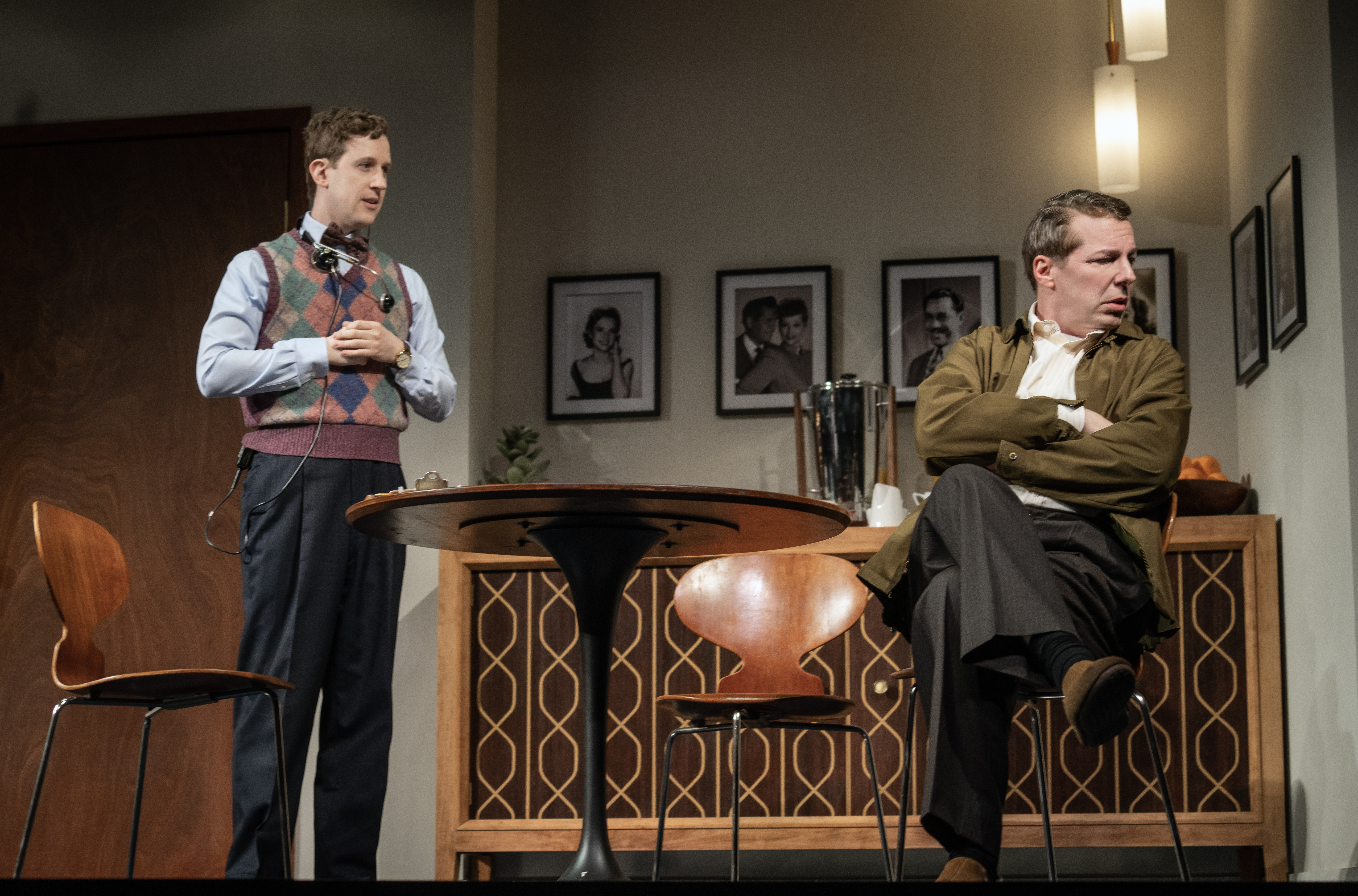 Alex Wyse and Sean Hayes in Good Night, Oscar. Photo by Joan Marcus.