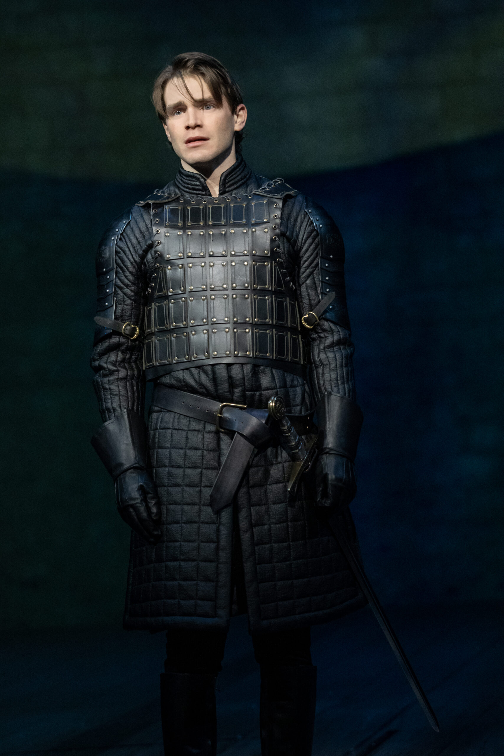 Andrew Burnap in <em>Camelot</em>. Photo by Joan Marcus.