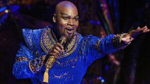 Michael James Scott Celebrates 10 Years of <i>Aladdin</i> on Broadway