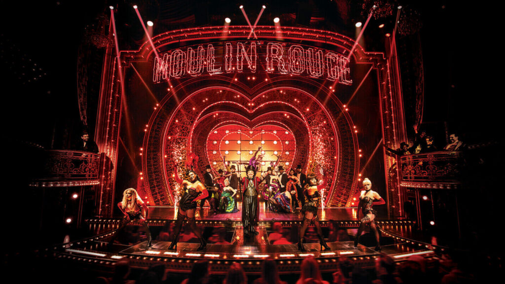 Moulin Rouge! The Musical at the Al Hirschfeld Theater.