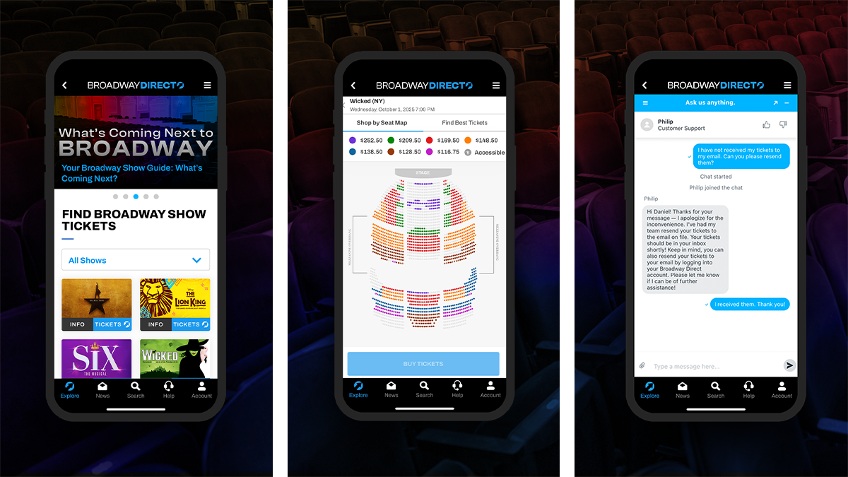 Broadway Direct App