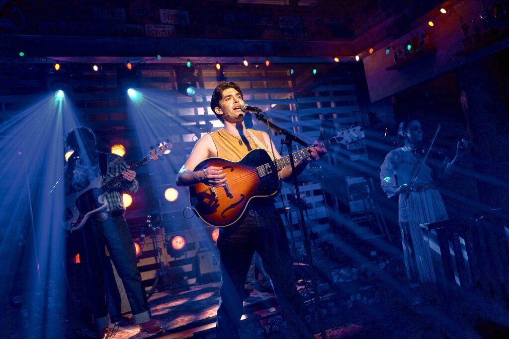Matt Rodin and the company of Beau the Musical. Photo by Valerie Terranova.