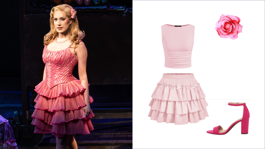 strapless open back dress 50s Pink Satin Jacket Grease Pink Ladies Halloween Costume – FANTASIA  Costume Shop main image 0