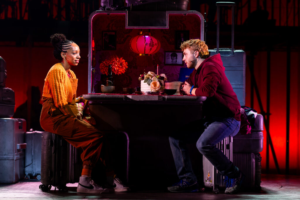 Christiani Pitts and Sam Tutty in Two Strangers (Carry A Cake Across New York). Photo by Nile Scott Studios and Maggie Hall.