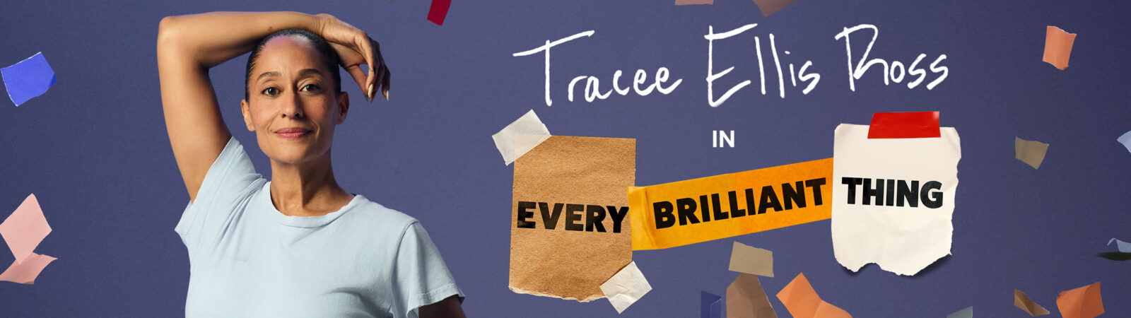 Tracee Ellis Ross in Every Brilliant Thing.