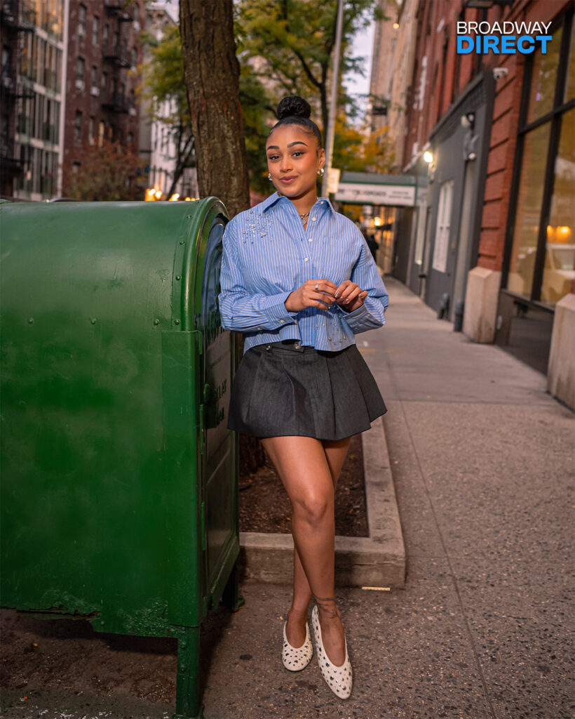Jasmine Amy Rogers. Photo by Natalie Powers for Broadway Direct.