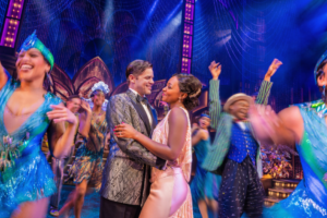 Jeremy Jordan and Aisha Jackson in <i>The Great Gatsby</i> on Broadway.