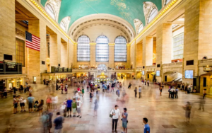 Main concourse in Grand Central Terminal.