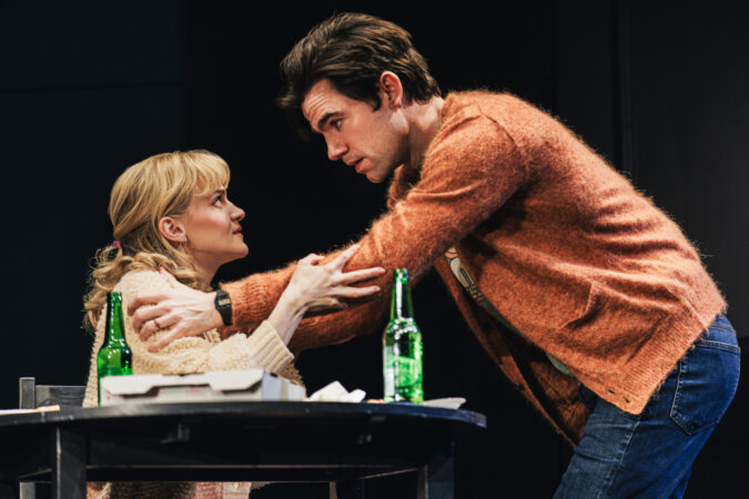 Madeline Brewer & Patrick Ball in Becky Shaw.