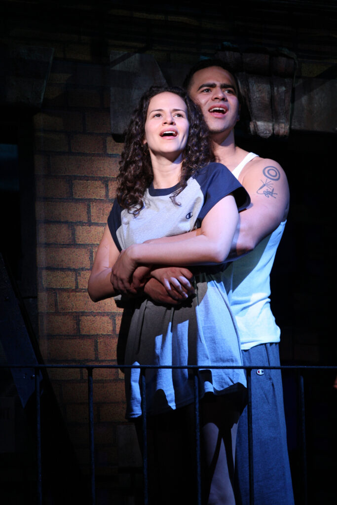 MandyGonzalez and Christopher Jackson in In the Heights. Photo by Joan Marcus.
